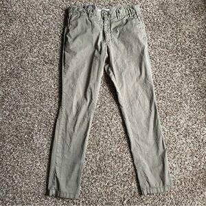 Norse Projects Pants Men's 33 Slim Sage Green Heavy Chinos Comfort Casual Work